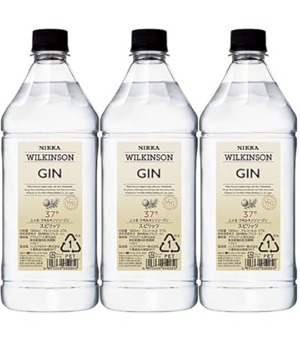 Amazon.co.jp: ウィルキンソン ジン 37度 1.8L × 1ケース 6本